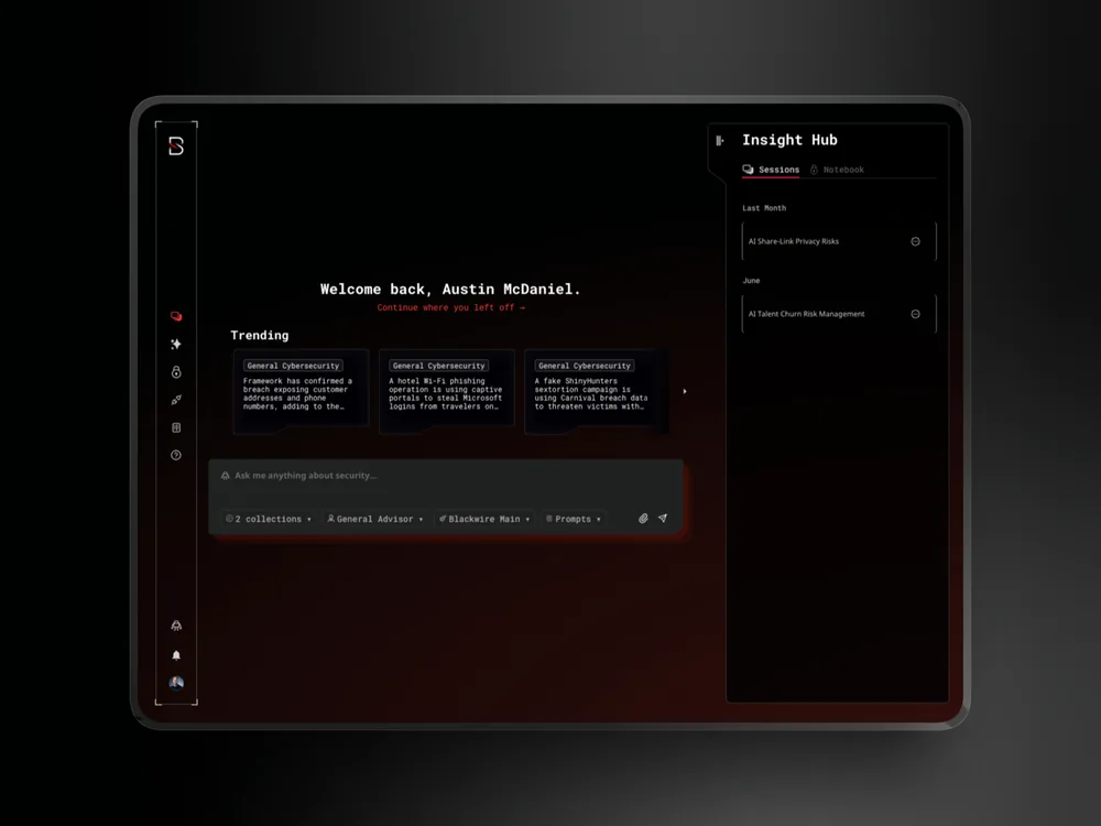 Blackwire Labs product interface