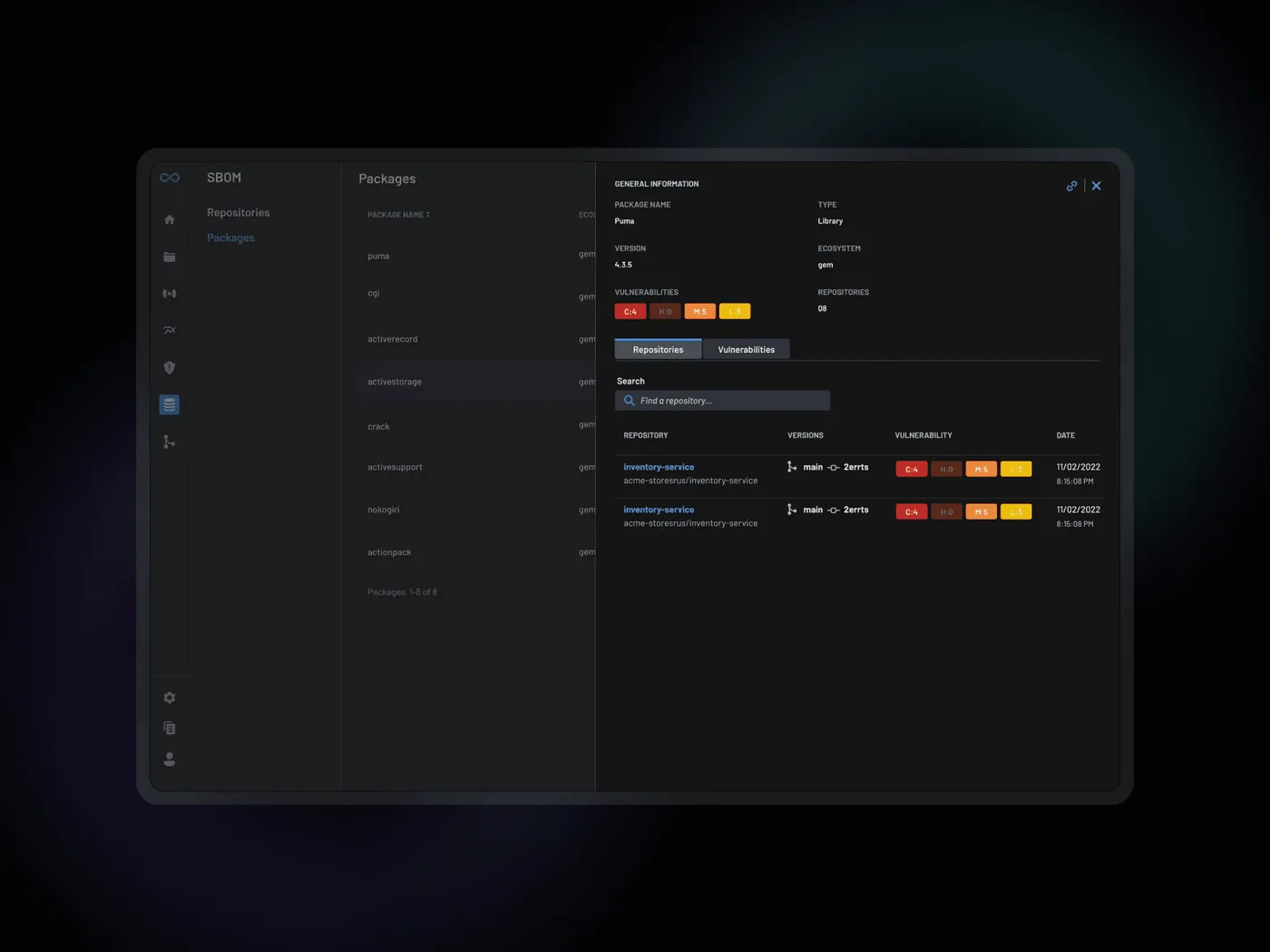 Boost Security — interface shot 3