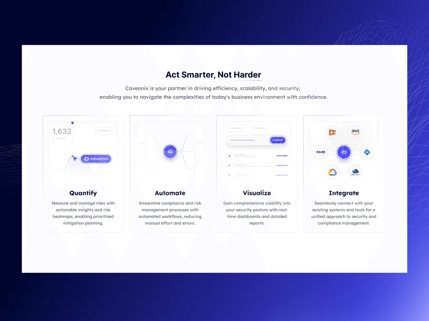 Caveonix — interface shot 2