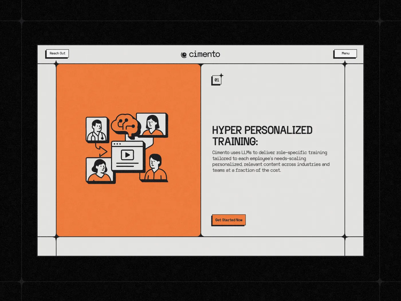 Cimento — interface shot 3