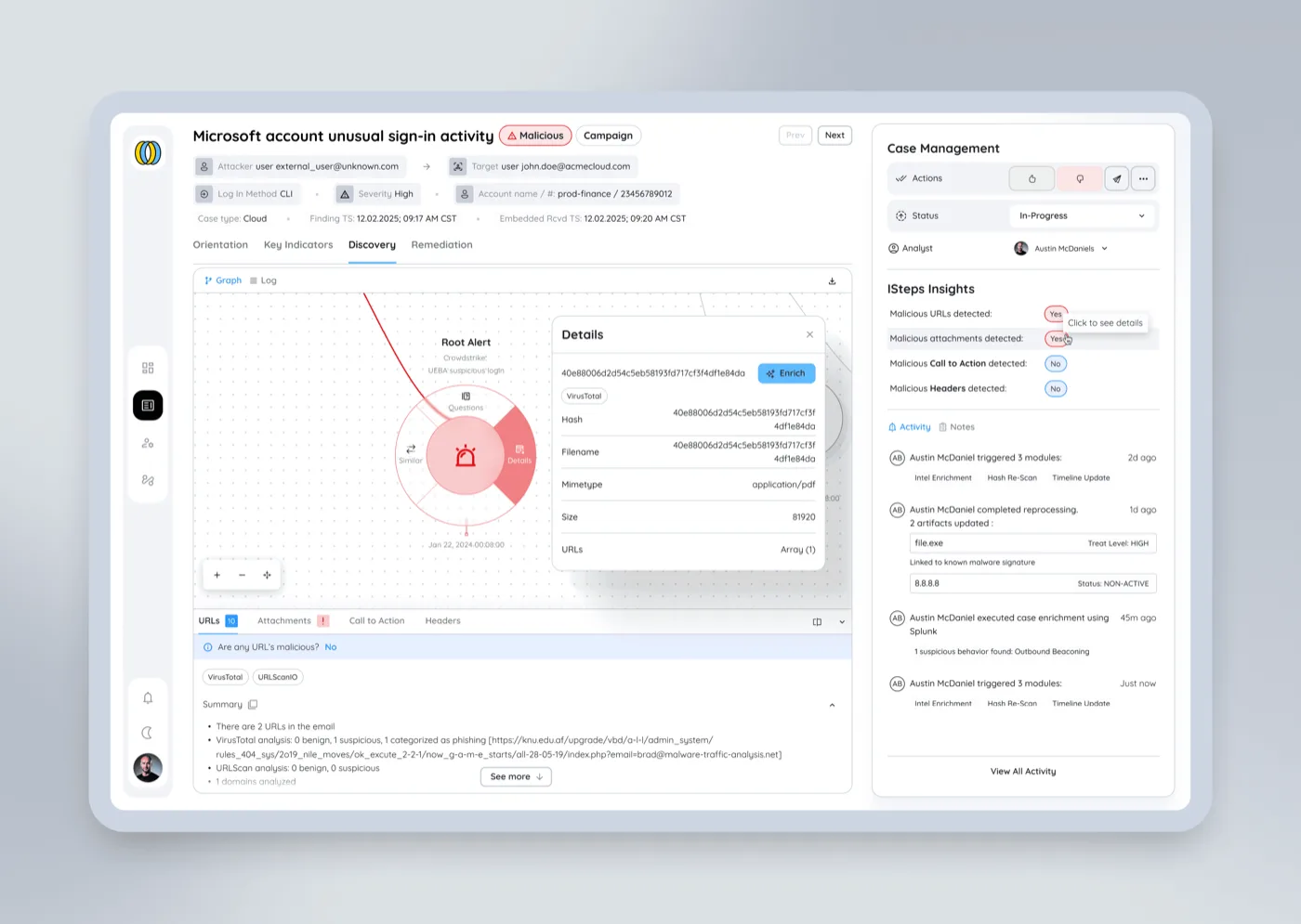 Embed Security — interface shot 6