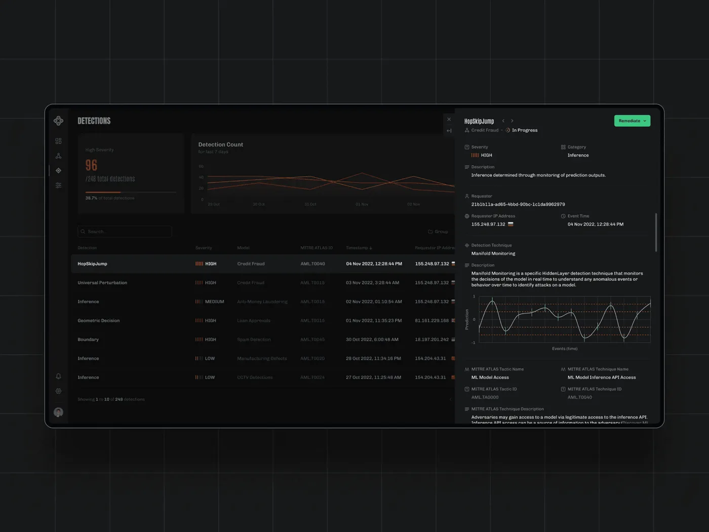 HiddenLayer — interface shot 3