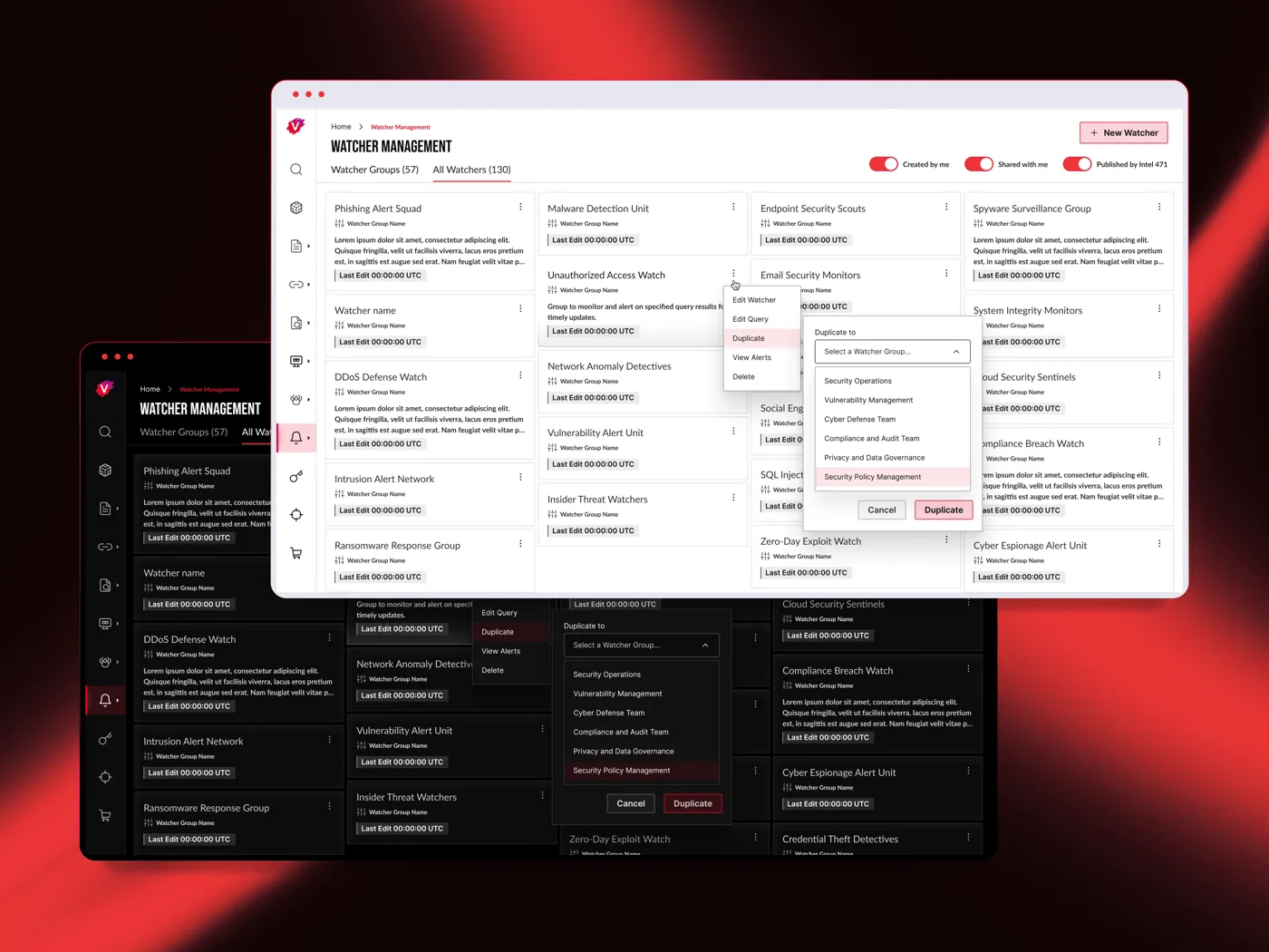 Intel 471 — interface shot 6