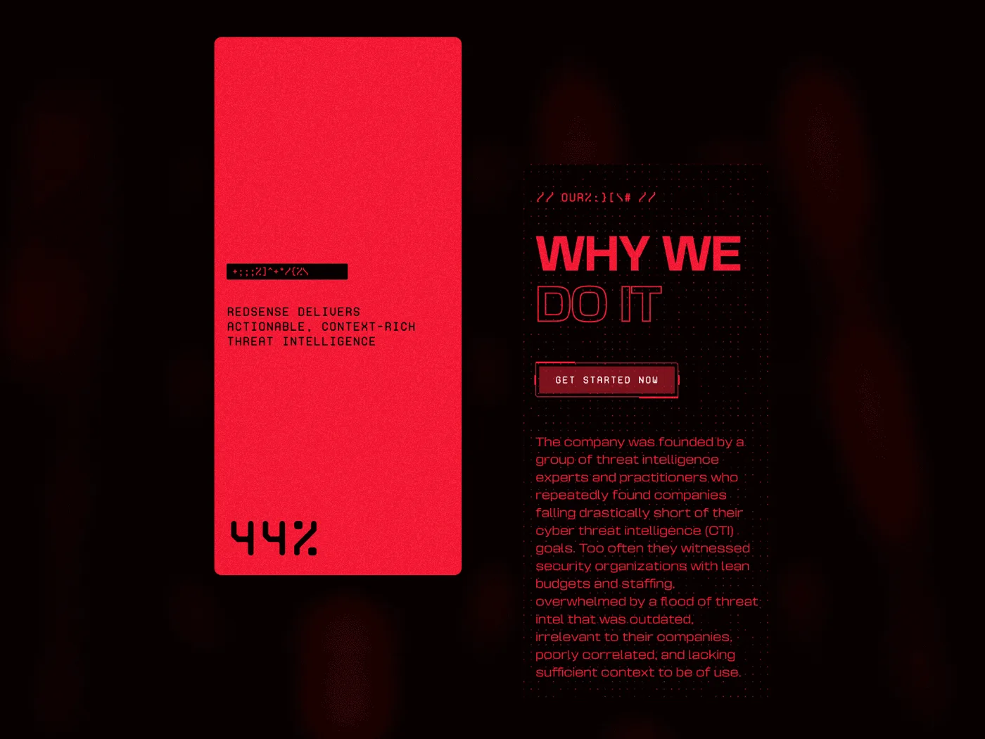 RedSense — interface shot 2